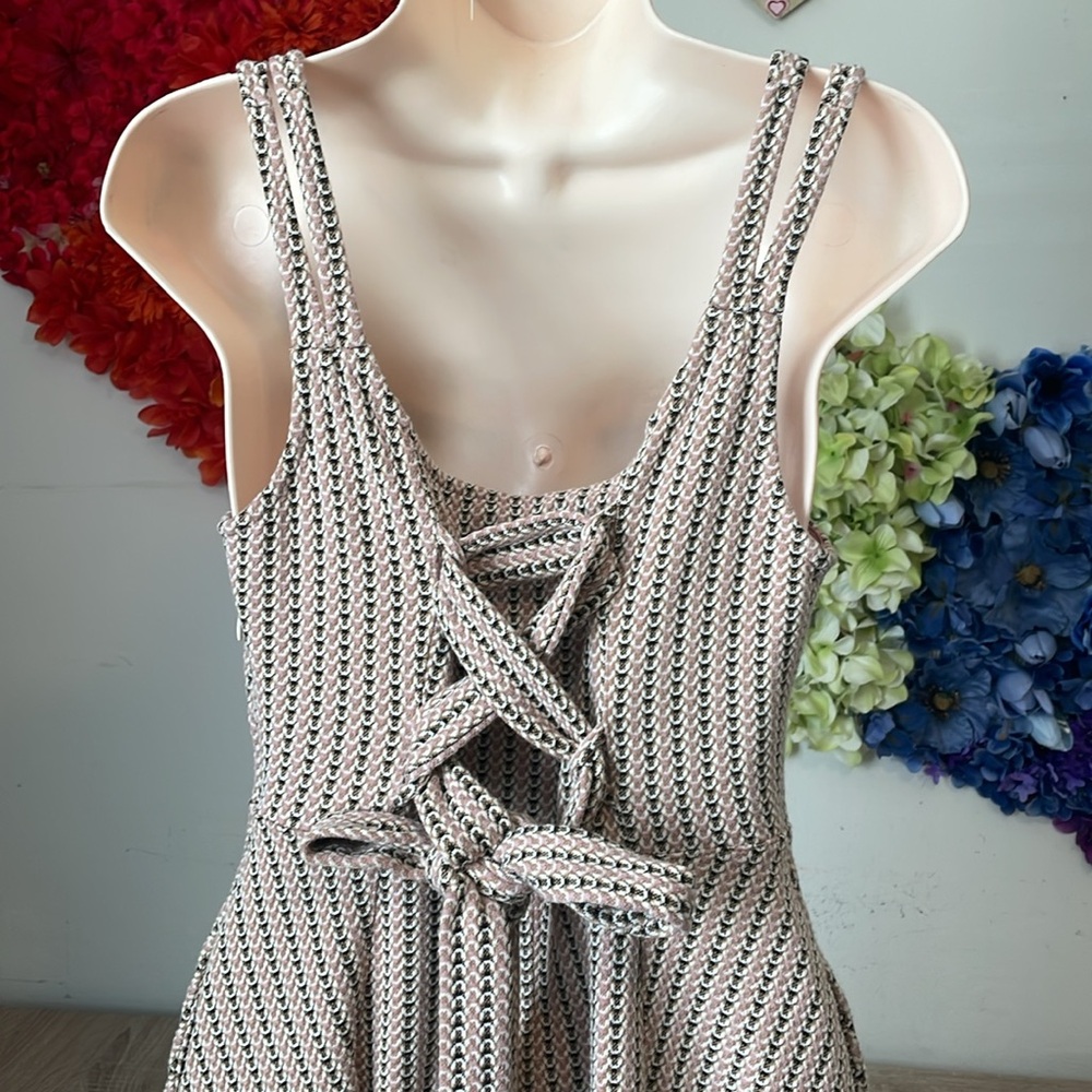 Anthropologie Maeve Jacquard Mini Dress with tie detail - Picture 14 of 16